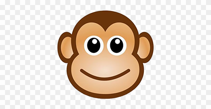 Monkey Cartoon Drawing Chimpanzee Clip Art - Simple Cartoon Monkey Face -  Free Transparent PNG Clipart Images Download