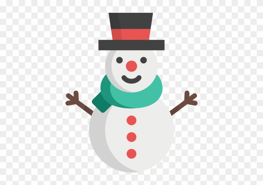 Snowman Free Icon - Muñeco De Nieve Icono #919345