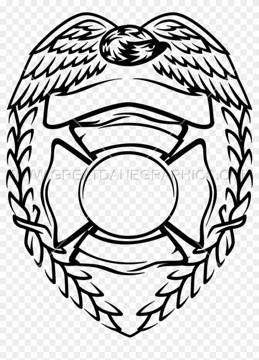 Download Error - Firefighter Embroidered Badge #919379