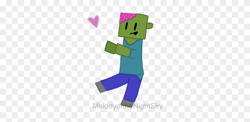 Kawaii Minecraft Zombie By Melodyofthenightfury - Minecraft #919443