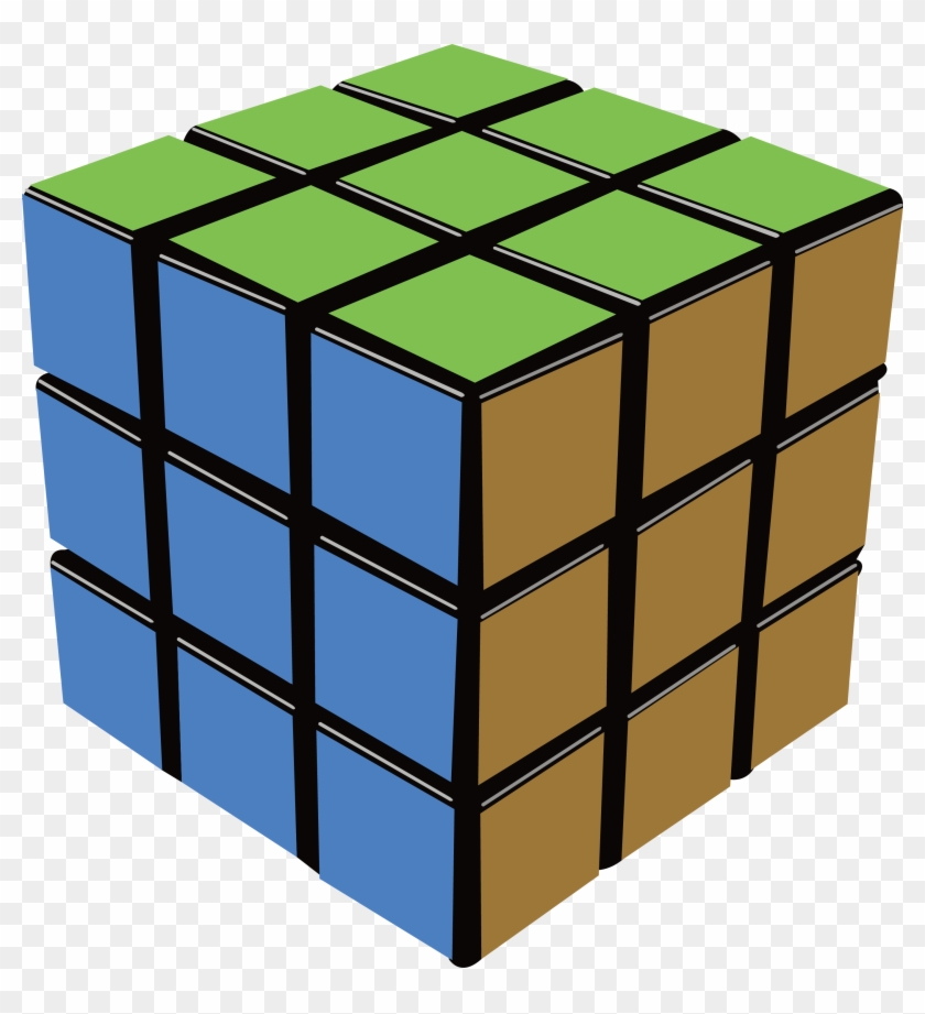 Rubiks Cube Three-dimensional Space Game Clip Art - Cube #919543