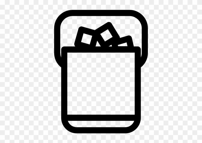 Ice Cubes Bucket Free Icon - Ice Box Icon #919556