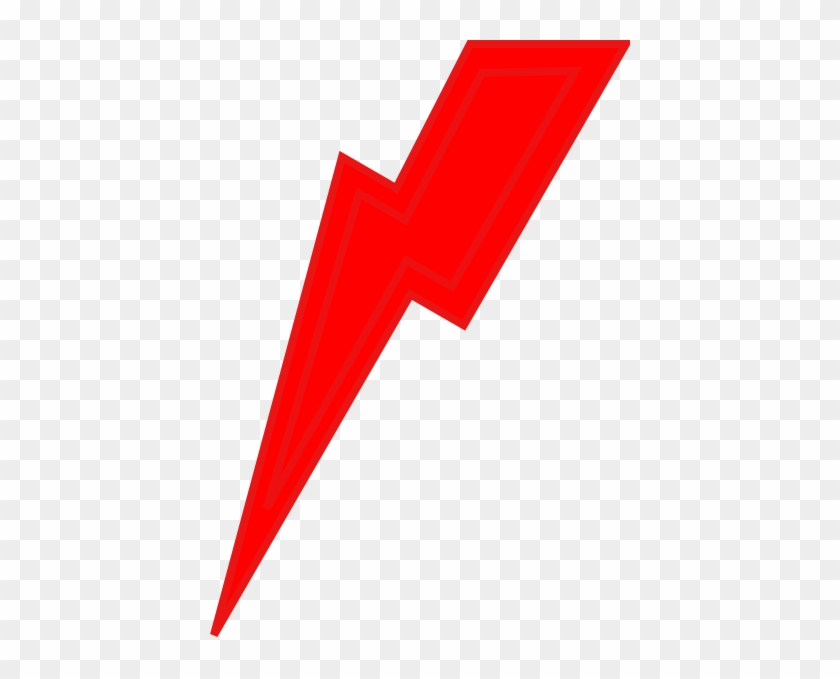 Red Lightning Bolt Clip Art At Clker Red Lightning - Red Lightning Bolt #919588
