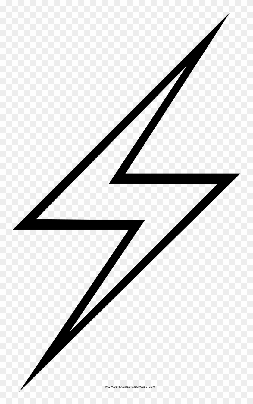 Free Lightning Bolt Stencil - Lightning Bolt Coloring Page #919593