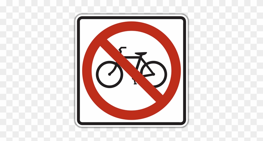 R5-6 No Bicycles - Bicycle Signs #919623