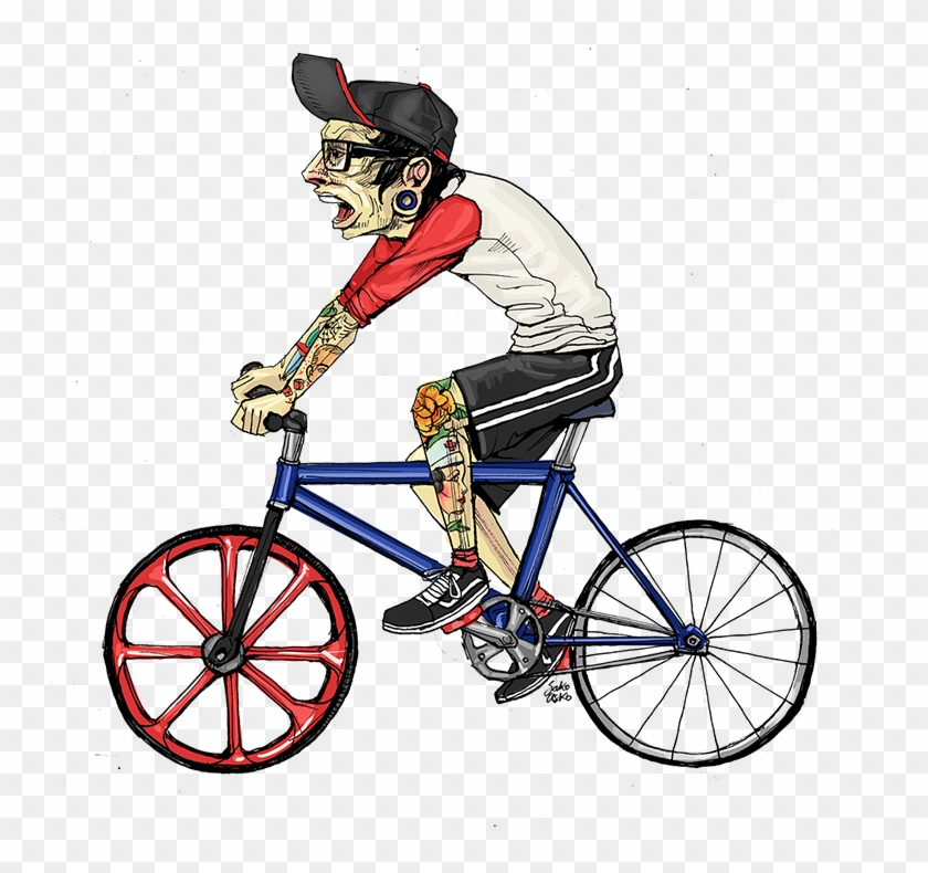 Ilustraciones De Gente Que Monta Bicicleta En Bogotá - Montando Bicicleta Dibujos #919646