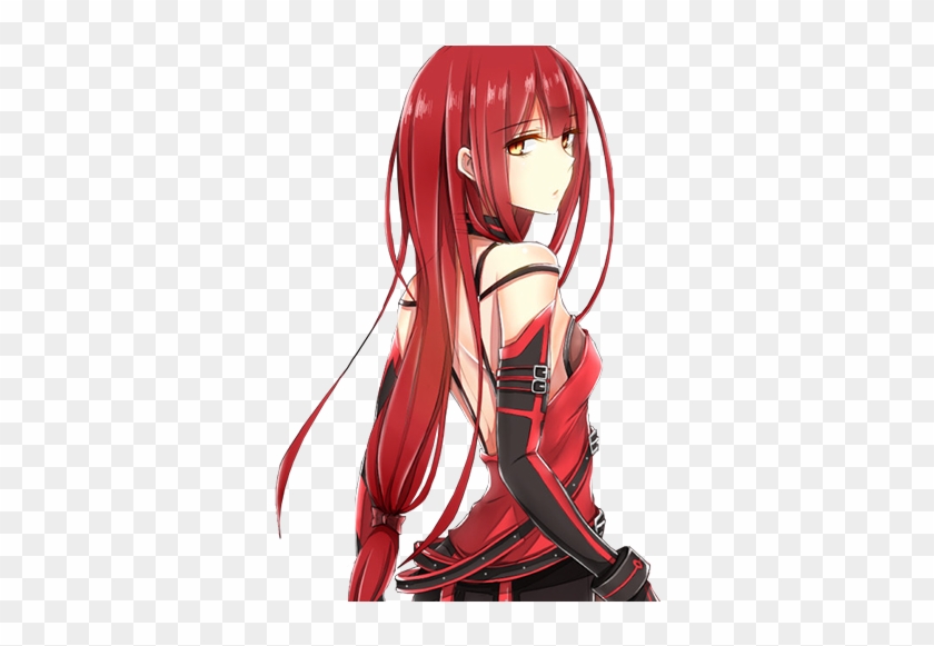 Free Anime Girl With Red Eyes And Black Hair Evil - Anime Girl With Red Hair #919703