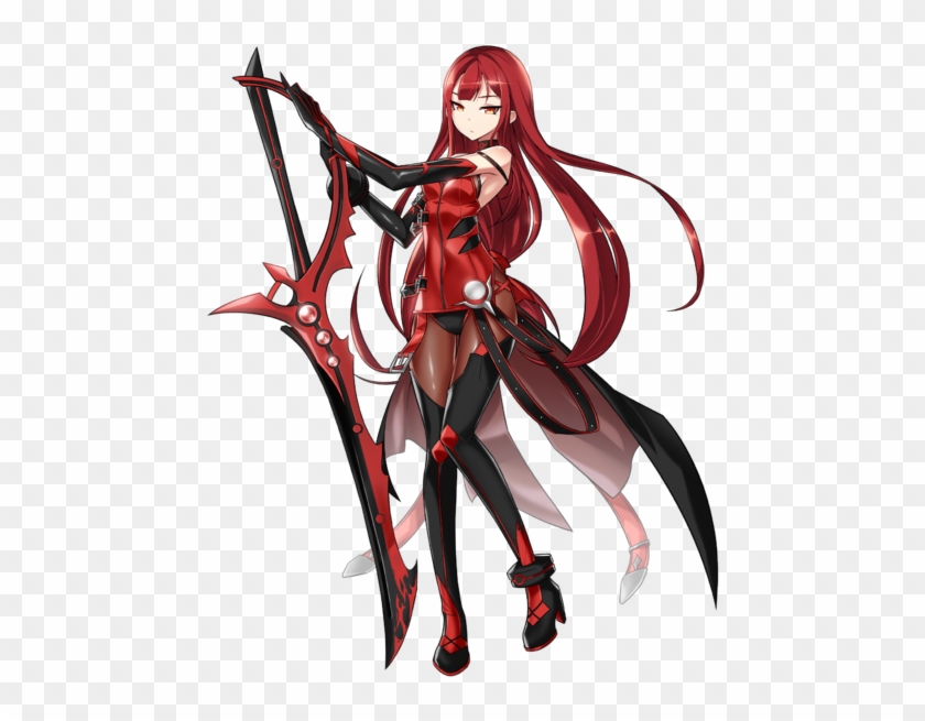 Anime Picture With Elsword Elesis Ress Long Hair Single - Elsword Elesis Crimson Avenger #919727