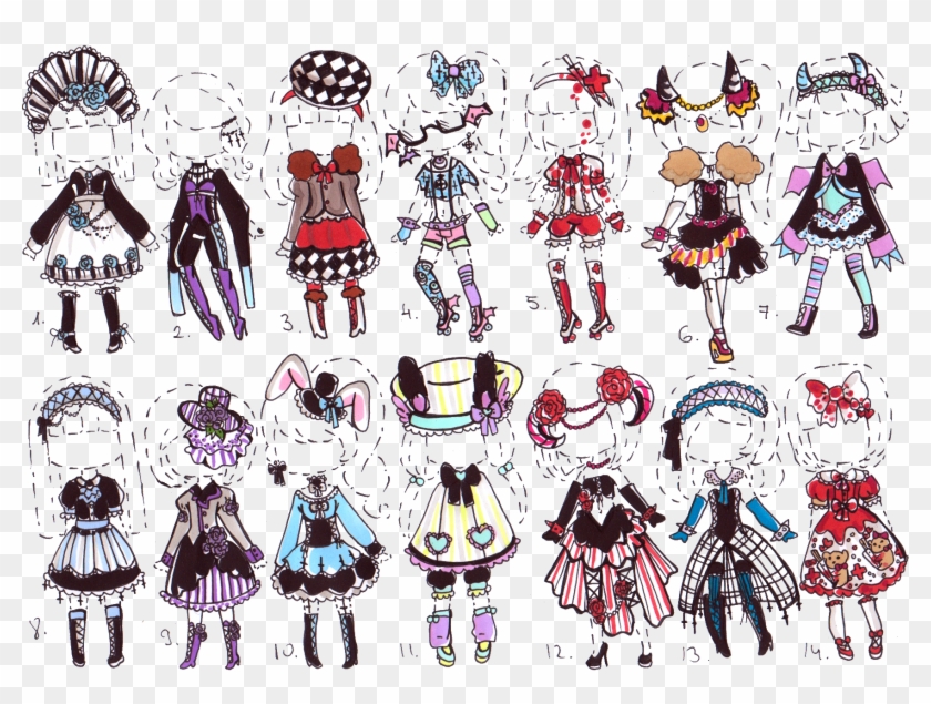 24 Best Cute Outfit Anime Images - Cute Anime Goth Outfits - Free  Transparent PNG Clipart Images Download