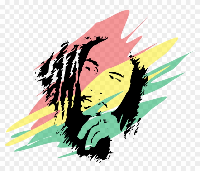 Bob Marley Colors - Logo Bob Marley Vector #919776