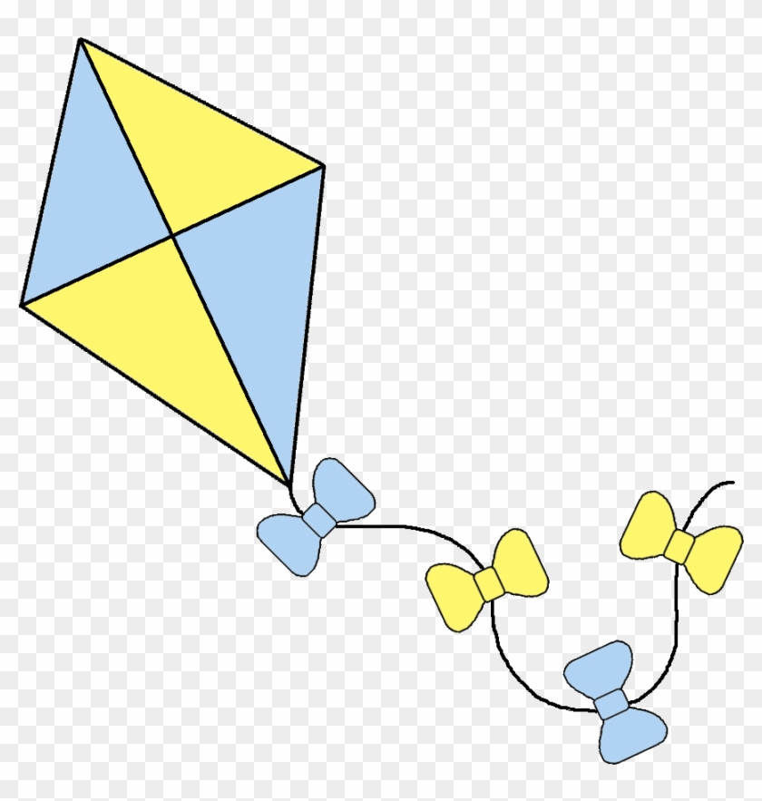 Download The Files Here - Blue And Yellow Kite Clipart #919807
