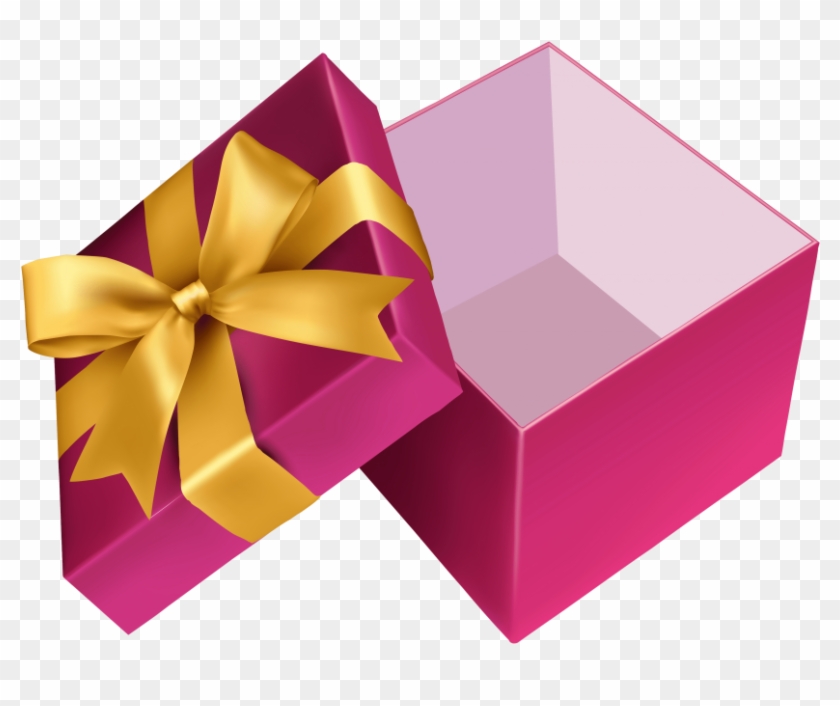 Free Png Pink Open Gift Png Images Transparent - Open Gift Clipart #919840