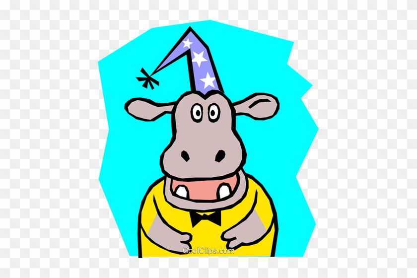 Hippopotamus Royalty Free Vector Clip Art Illustration - Hippopotamus Royalty Free Vector Clip Art Illustration #919847