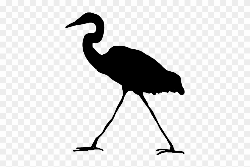 Heron Clipart Black And White - Clip Art #919853