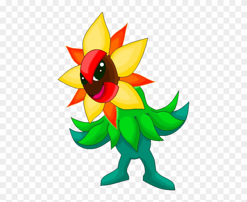 The Fireflower Pokemon By Theferydra - Sunflower #919914