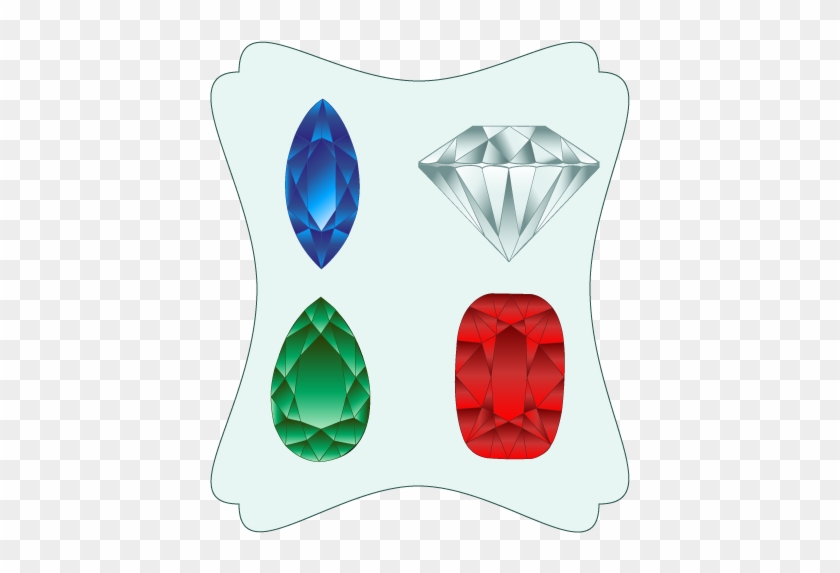 Clipart - Kite - Diamond Ruby Emerald Sapphire #919988