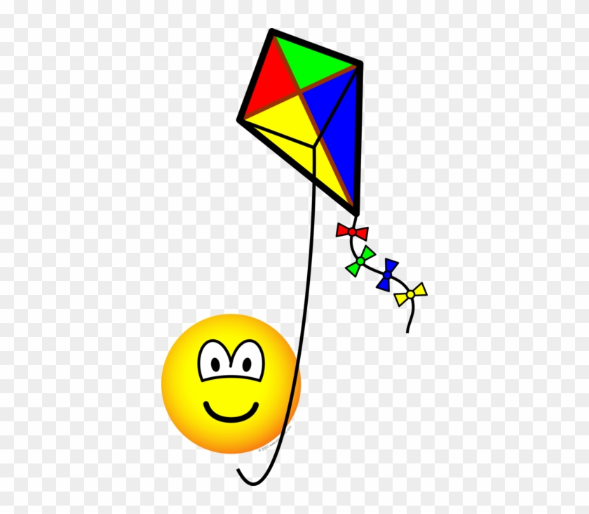Kite Flying Emoticon - Playing Emoticons #920001