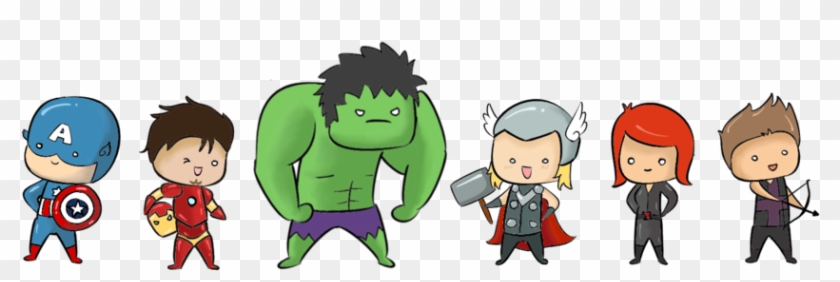 Chibi Avengers By Superpsyduck - The Avengers #920128