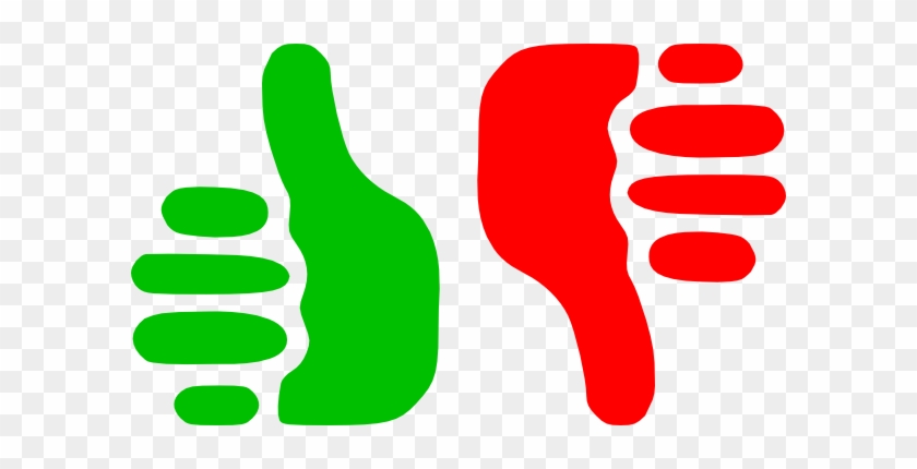 Thumbs Up Thumbs Down Clip Art At Clker - Thumbs Up Thumbs Down Png #920173