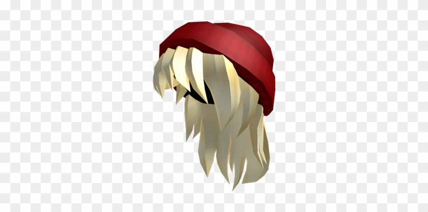 Red Beanie Blone Hair Roblox Free Girl Hair Free Transparent Png Clipart Images Download - transparent roblox girl free hair on roblox