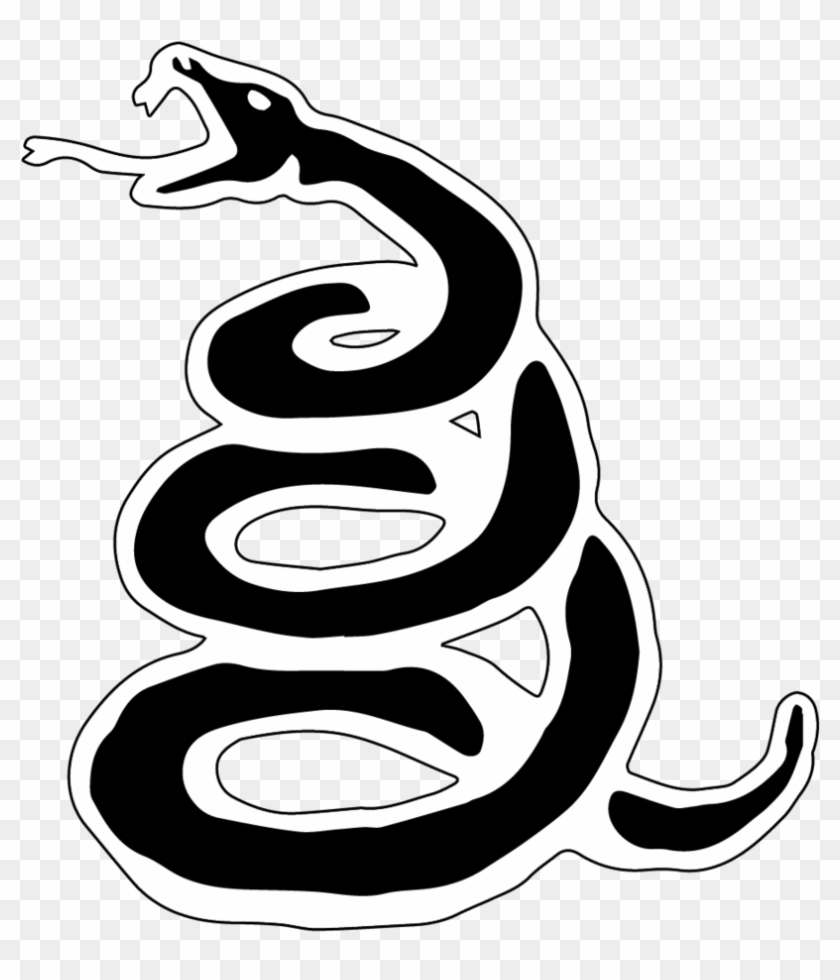 Black Album / Snake Logo By Lightsinaugust On - Metallica Black Album Snake #920262