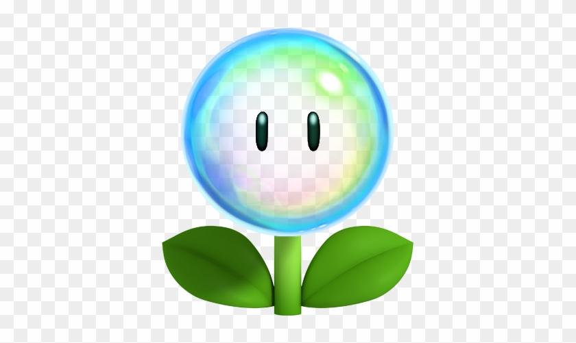 Flower Bubble Flower - Mario Flower Power Ups #920407