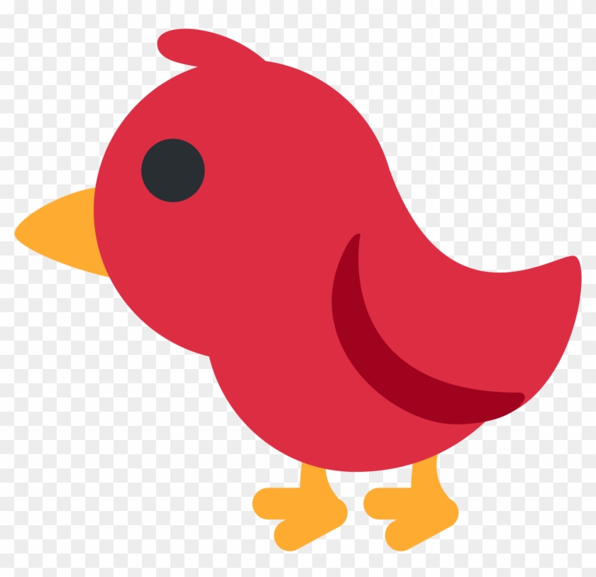 Cartoon Cardinal Bird 4, Buy Clip Art - Red Bird Emoji #920455