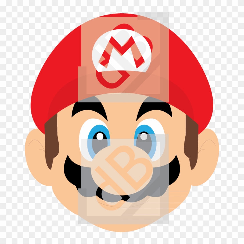 Super Mario Face Clip Art Images Gallery - Super Mario Head Png #920530