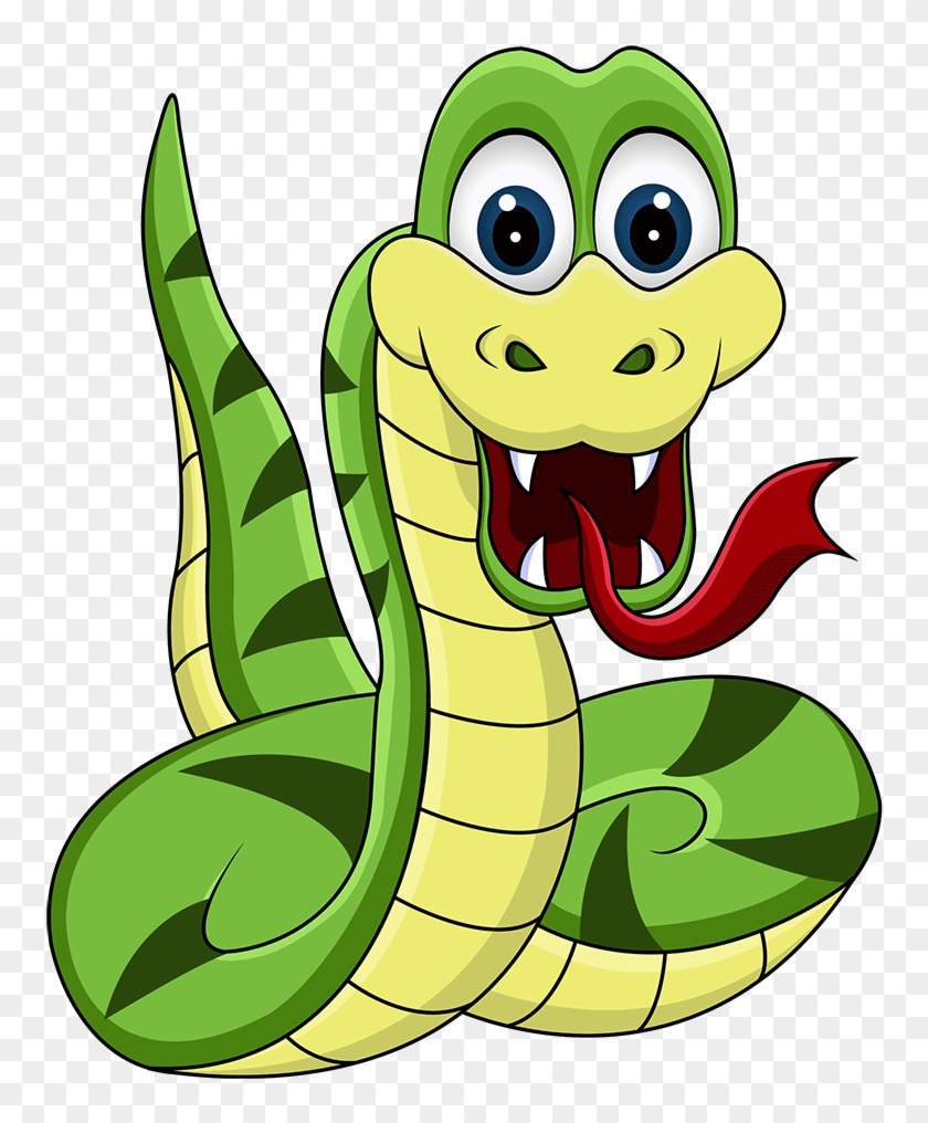 Cartoon Image Of Snake Free Download Clip Art Free - Snake Cartoon - Free  Transparent PNG Clipart Images Download