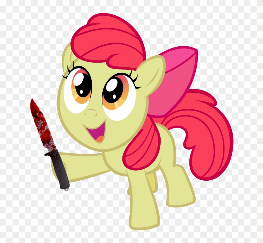 Apple Bloom, Blood, Bloody Knife, Knife, Semi-grimdark - Bloody Knife #920599