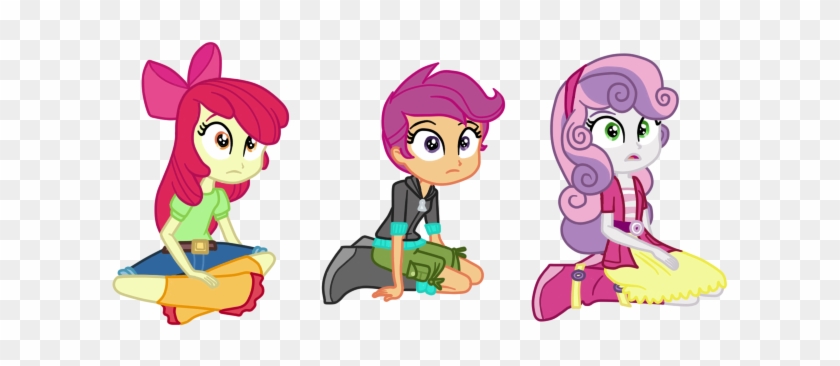 My Little Pony Apple Bloom Sweetie Belle Scootaloo - Cutie Mark Crusaders Equestria Girl #920617