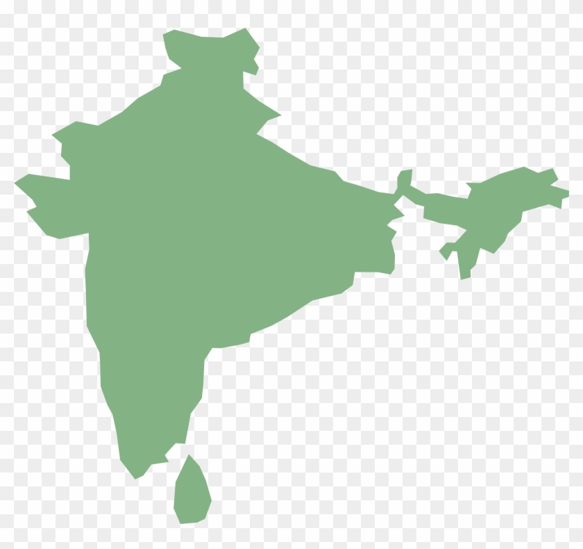 Big Image - Map Of India Transparent #920719