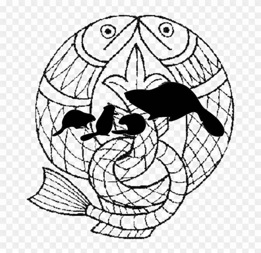 Beavers & Salmon « - Celtic Salmon Symbol #920809