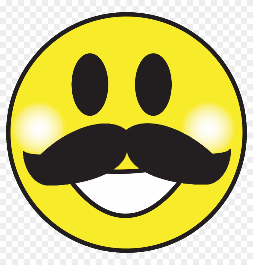 Could You Add Smiley Faces/frowny Faces For Younger - Smiley Face With Mustache #920880