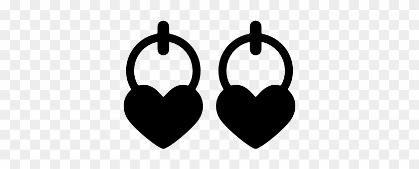 Heart Shaped Earrings Icon - Earring #920884
