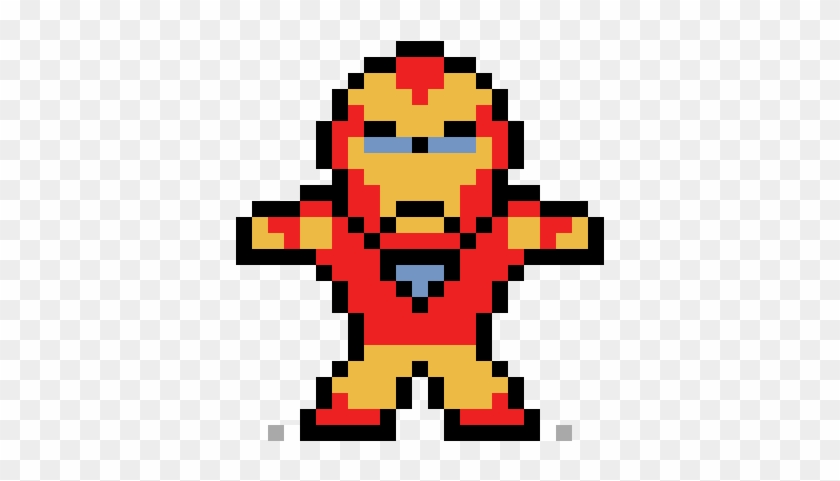 Buff Ironman - Iron Man Pixel Art #920932