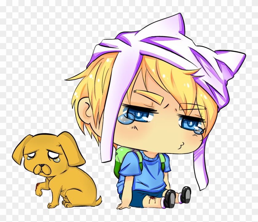 Adventure Time By ~pink-momoka On Deviantart - Adventure Time Finn Chibi #920980