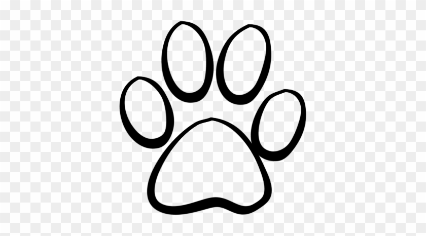 Paw Print Templates Bear Paw Print Stencil Free Download - Paw Print Clip Art #921084