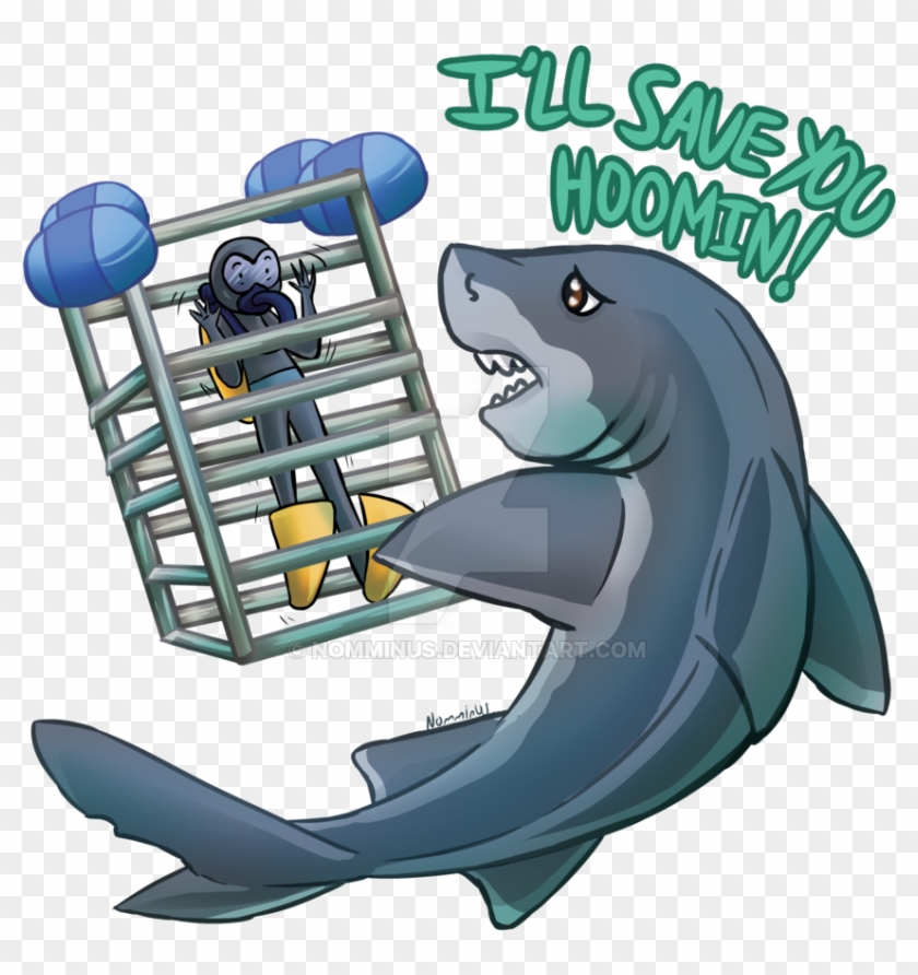 Shark Cage Rescue By Nomminus Shark Cage Rescue By - Shark Cage Clip Art #921250