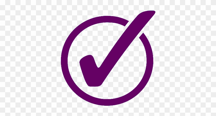 Tick Purple 400px - Check Mark In Circle Icon #921272