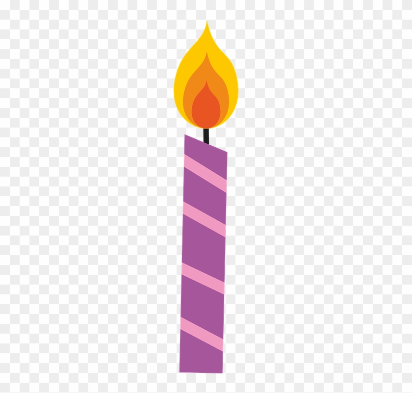 Violet Clipart Candle - Illustration #921307