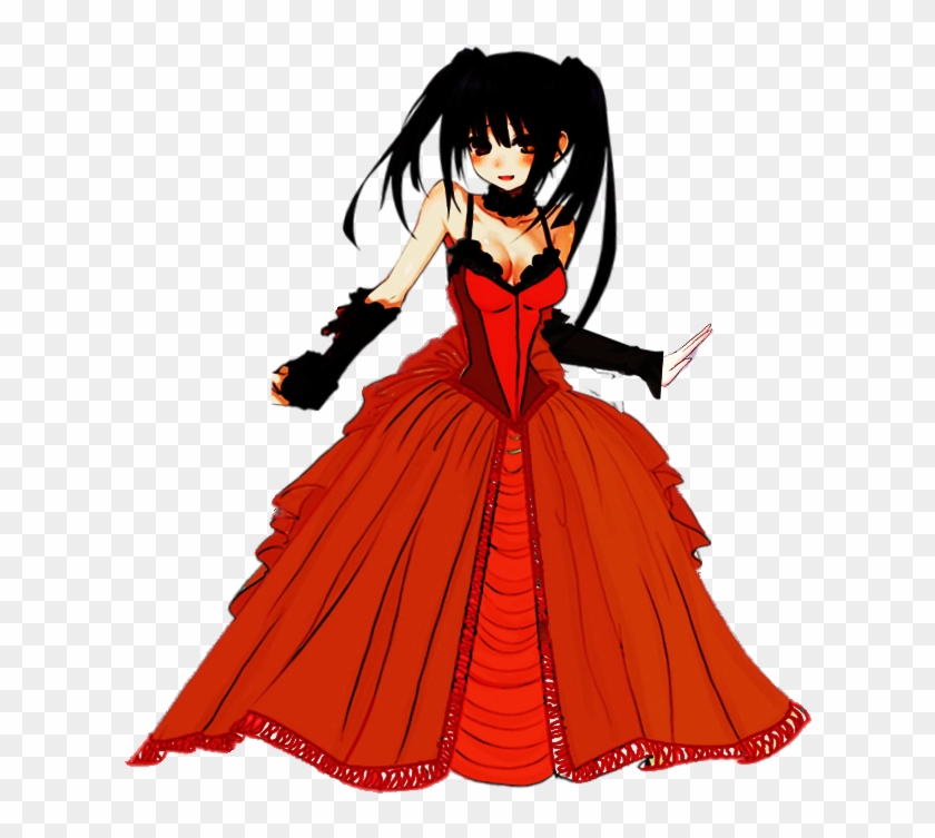 Kurumi In Orange Wedding Dress By Itsuka-shin - Cartoon #921390