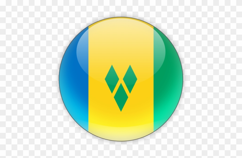 Illustration Of Flag Of Saint Vincent And The Grenadines - St Vincent And The Grenadines Flag Icon #921400
