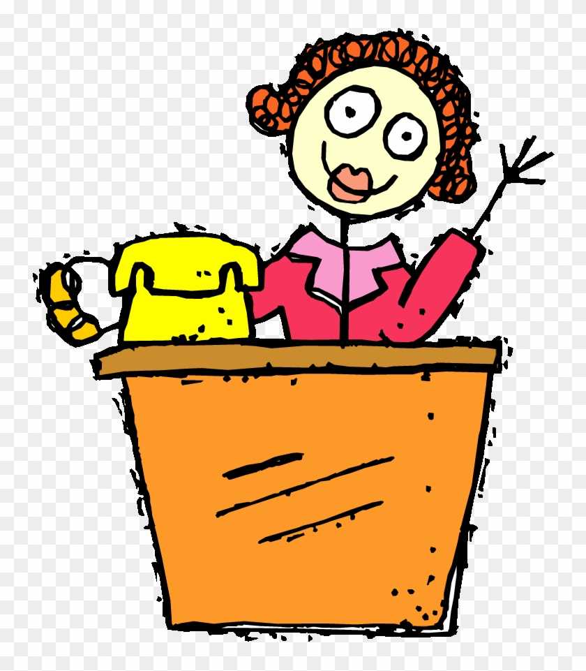 Clip Art Smiles Cliparts - Crazy Secretary Clipart #921414