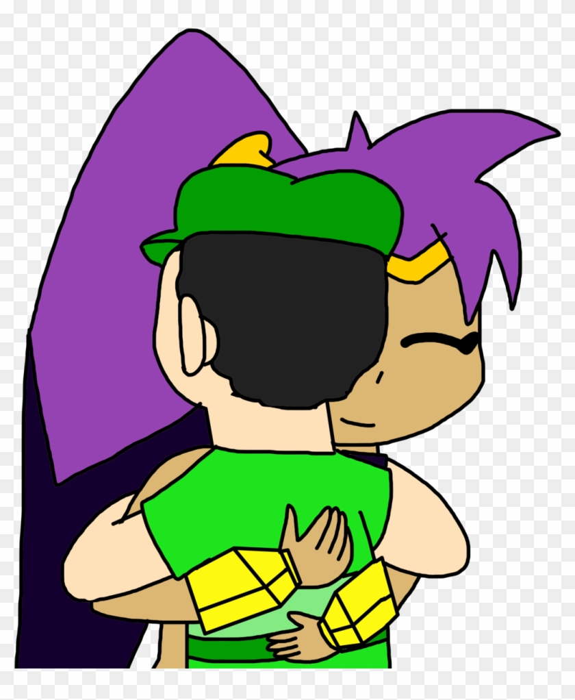 Shantae And Admin2845 Hugging By Marcospower1996 Shantae - Cartoon #921420