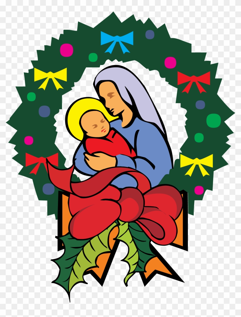 Pin Christian Christmas Clip Art Free Downloads - Christmas Clip Art Jesus #921487