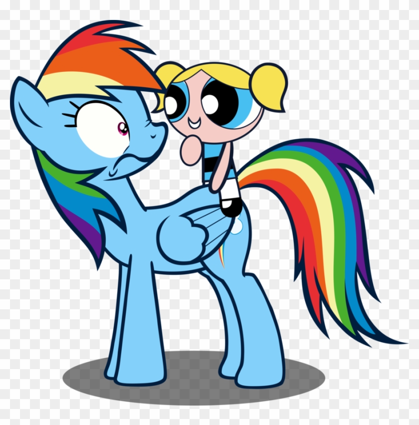 My Little Pony Rainbow Dash As A Powerpuff Girl Hot - Rainbow Dash The Powerpuff Girls #921579