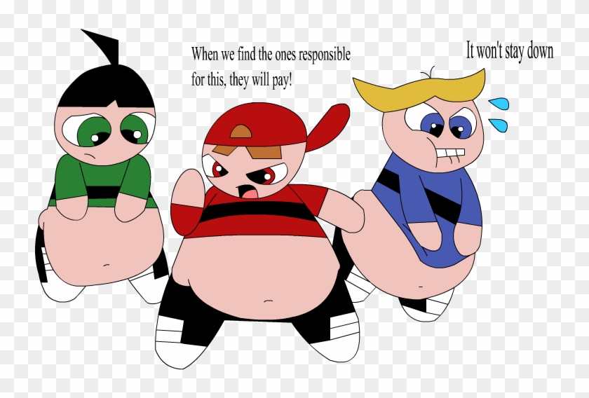 Fat Rowdyruff Boys By Cu11ie On Deviantart - Coloring Book #921629