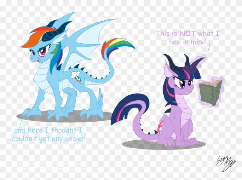 Drawn My Little Pony Bad Dragon - My Little Pony Rainbow Dash Dragon #921639