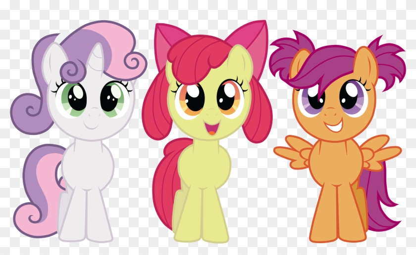 Alternate Hairstyle, Apple Bloom, Artist - Mlp Pigtail Mane #921677